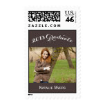 Stylish Collage Custom Graduation Stamp stamps