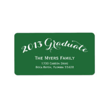Stylish Collage Graduation Address Labels