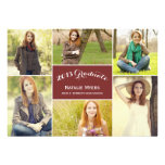 Stylish Collage Graduation Invitation Announcement