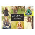 Stylish Collage Graduation Invitation Announcement