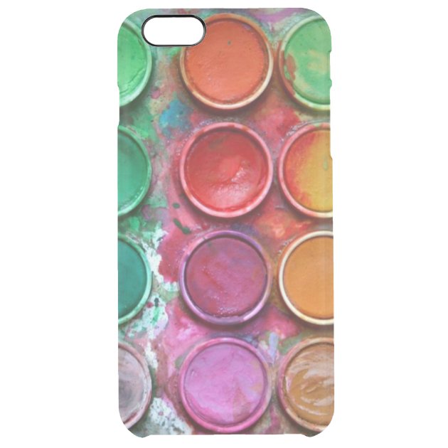 Stylish Colorful Paint Color Box Palette Uncommon Clearlyâ„¢ Deflector iPhone 6 Plus Case-0