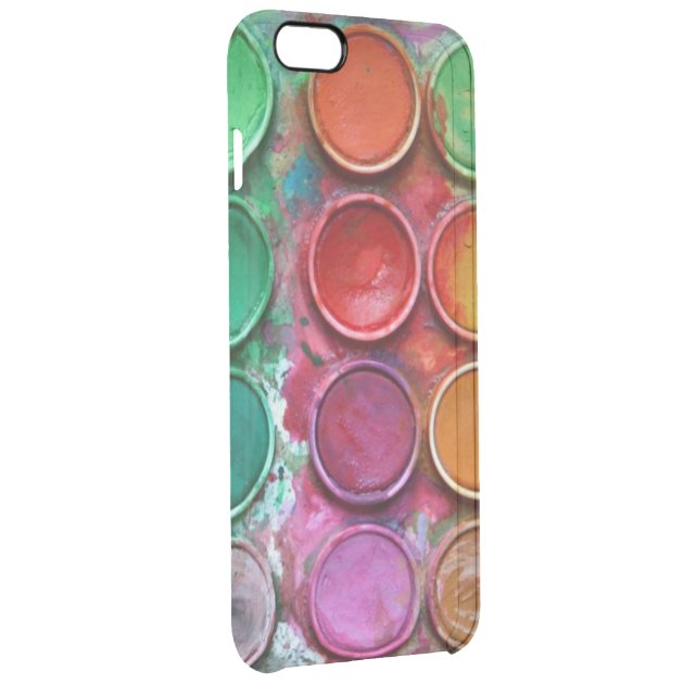 Stylish Colorful Paint Color Box Palette Uncommon Clearlyâ„¢ Deflector iPhone 6 Plus Case-2