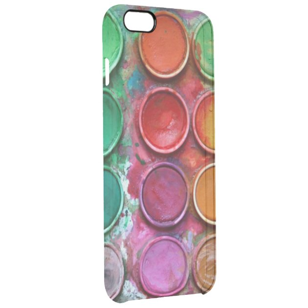 Stylish Colorful Paint Color Box Palette Uncommon Clearlyâ„¢ Deflector iPhone 6 Plus Case-2