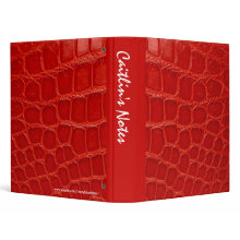 Stylish Crocodile Fashion Avery Binder binder