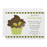 Stylish Cupcake Holiday Party Invitation