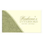 Stylish Damask Business Cards