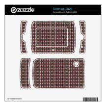 stylish deco pattern skins for sidekick 2008
