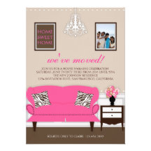 Stylish Decor Housewarming Invite