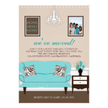 Stylish Decor Housewarming Invite