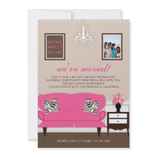 Stylish Decor Housewarming Invite