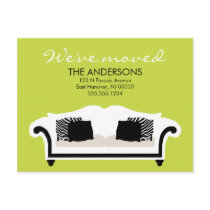 Stylish Decor Moving Announcements Post Cards