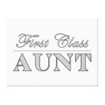 Stylish Elegant Aunts : First Class Aunt Canvas Prints