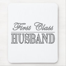 Stylish Elegant Husbands : First Class Husband Mousepad