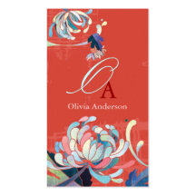 Stylish & Elegant Monogram Business Card