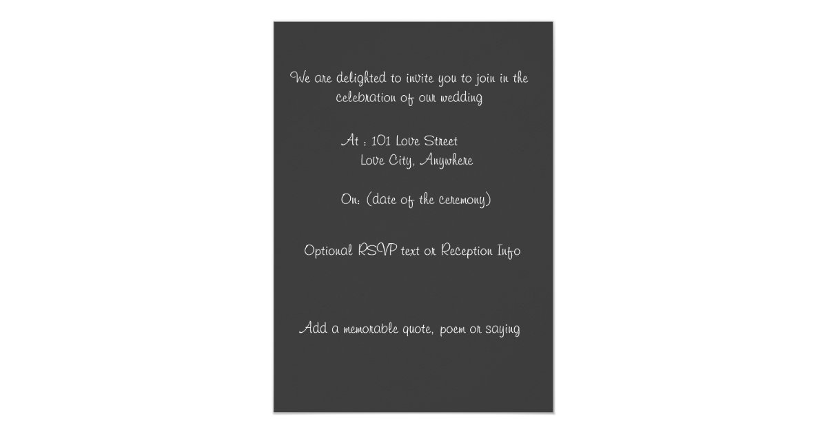 Stylish Elegant New York Wedding Invitation Zazzle