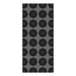 Stylish elegant pattern. Black and Gray. Custom Rack Card