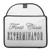 Stylish Exterminators : First Class Exterminator MacBook Pro Sleeves
