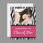 Stylish Feminine Graduation or Party Invite