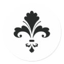Stylish Fleur De Lis stickers