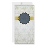 Stylish floral art valentine gift photo cards