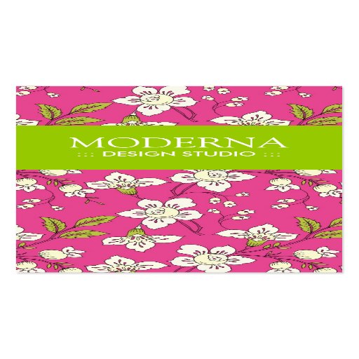 Stylish Floral Business Cards