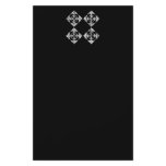 Stylish Floral Design. Gray, Black, White. Personalized Flyer