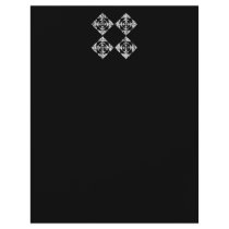 Stylish Floral Design. Gray, Black, White. Flyer Design