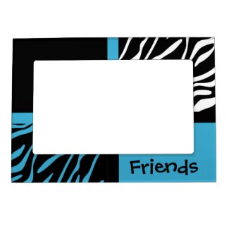 Stylish Friends Zebra Stripes Magnet Photo Frame