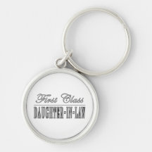 Stylish Fun Gifts : First Class Daughter in Law Keychain
