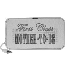 Stylish Fun Moms to Be : First Class Mother to Be Mini Speakers