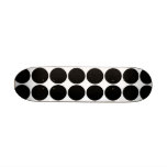 Stylish Gifts for Girls Black Polka Dots on White Skateboard Decks