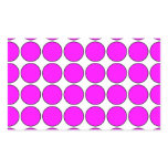 Stylish Gifts for Girls : Pink Polka Dots on White Rectangle Stickers