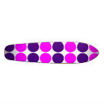 Stylish Gifts for Girls : Pink &amp; Purple Polka Dots Custom Skateboard