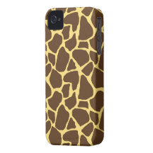 Stylish Giraffe Print iPhone 4 Case-Mate Cases