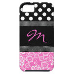 Stylish Girly Monogram iphone 5 Case