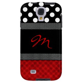 Stylish Girly Monogram Samsung Galaxy S4 Case