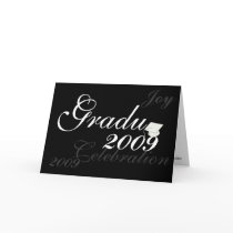 Stylish Graduation 2009 Invitation Card (School)