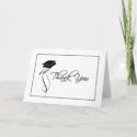 Stylish Graduation Thank You Cards for Ladies card
