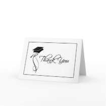 Stylish Graduation Thank You Cards for Ladies