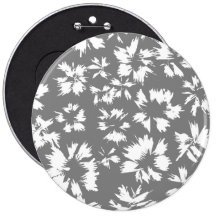 Stylish Gray and White Floral Pattern. Pins