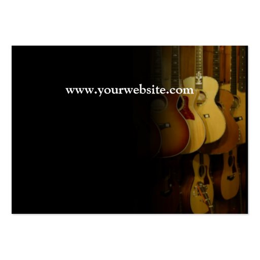 Stylish Guitars Business Card (back side)