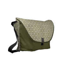 Stylish Half Black Half White polka dots Commuter Bag