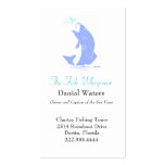 Stylish Jumping Fish Fishing Business Card