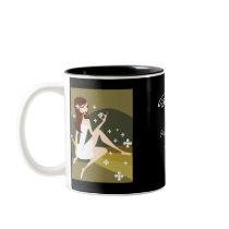 Stylish Lady - Customizable Coffee/Tea/Cocoa Mug by mrssocolov2 Stylish Lady - Customizable Coffee/Tea/Cocoa Mug