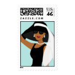 Stylish Lady Stamps