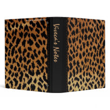 Stylish Leopard Fashion Avery Binder binder