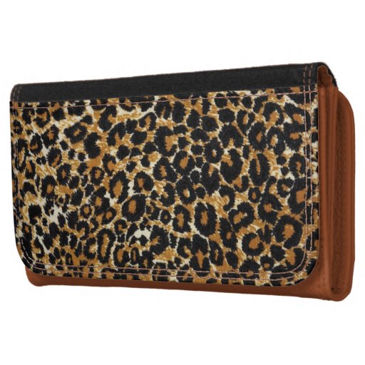 Stylish Leopard Fur Leopard Print Wallet Zazzle 2735