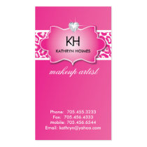 Stylish Leopard Print Business Cards