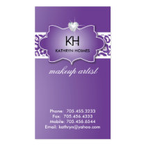 Stylish Leopard Print Business Cards