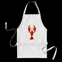 Stylish Lobster Art Apron